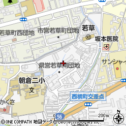 高知県高知市若草南町周辺の地図