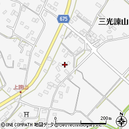 大分県中津市三光諌山1174周辺の地図