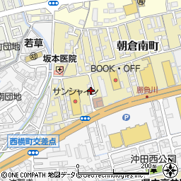 高知朝倉南郵便局周辺の地図