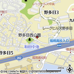 ローソン福岡野多目三丁目店周辺の地図