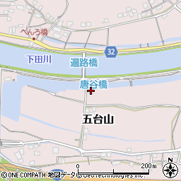 高知県高知市五台山1156-4周辺の地図