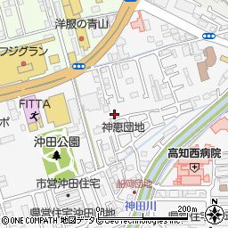高知県高知市朝倉甲122-8周辺の地図