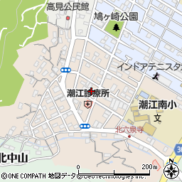 高知県高知市高見町348周辺の地図
