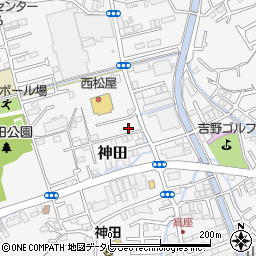 高知県高知市神田1140-8周辺の地図
