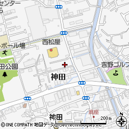高知県高知市神田1140-30周辺の地図