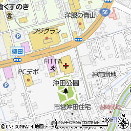 ニトリ高知土佐道路店周辺の地図