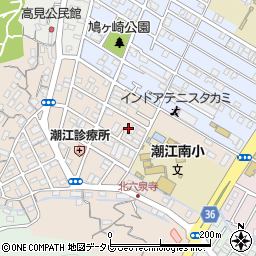 高知県高知市高見町235-14周辺の地図