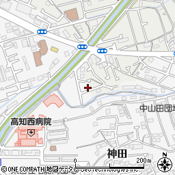 高知県高知市朝倉甲1-16周辺の地図