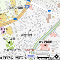 高知県高知市朝倉甲100-16周辺の地図
