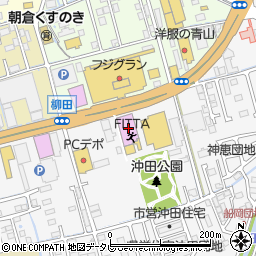 高知県高知市朝倉甲183周辺の地図