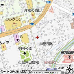 高知県高知市朝倉甲136周辺の地図