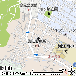 高知県高知市高見町347周辺の地図