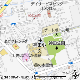 高知県高知市神田1173-5周辺の地図