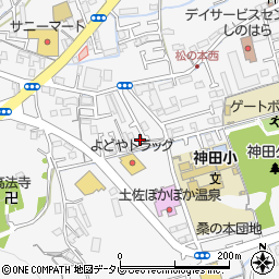 高知県高知市神田1052-9周辺の地図
