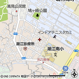 高知県高知市高見町235-16周辺の地図