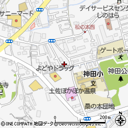 高知県高知市神田1053-18周辺の地図