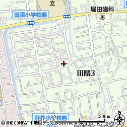 田隈公園周辺の地図