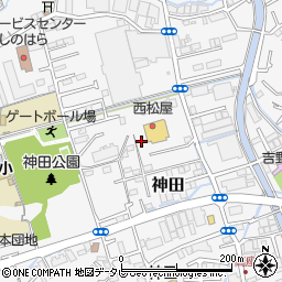 高知県高知市神田1354-19周辺の地図