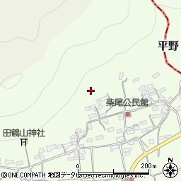 高知県越知町（高岡郡）柴尾周辺の地図