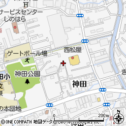 高知県高知市神田1353周辺の地図