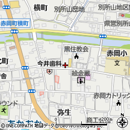 高知県香南市赤岡町弁天通519周辺の地図