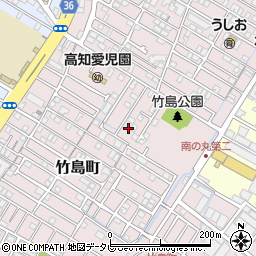 高知県高知市竹島町43-13周辺の地図
