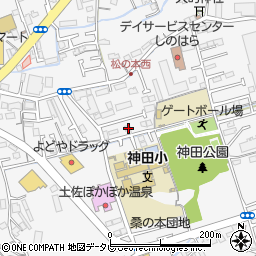 高知県高知市神田1056周辺の地図