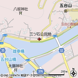 高知県高知市五台山3445-2周辺の地図