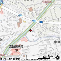 高知県高知市朝倉甲10-2周辺の地図