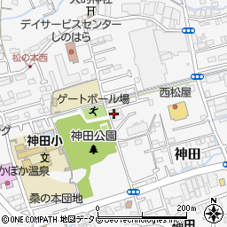高知県高知市神田1155-18周辺の地図