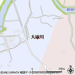 高知県高岡郡佐川町大田川周辺の地図