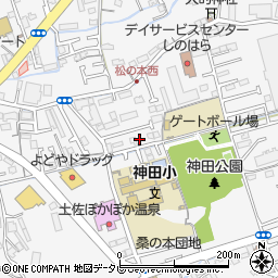 高知県高知市神田1056-11周辺の地図