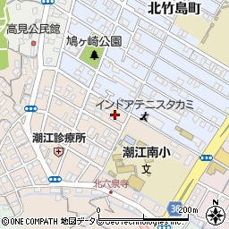 高知県高知市高見町230周辺の地図