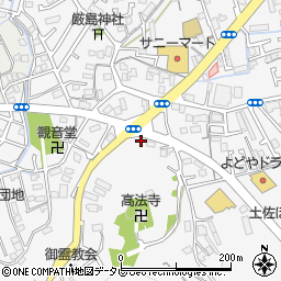 高知県高知市神田2413-14周辺の地図
