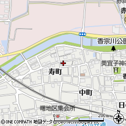 高知県香南市赤岡町元町153周辺の地図