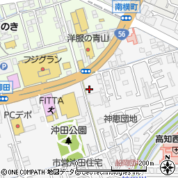 浜幸遊技場朝倉店事務所周辺の地図