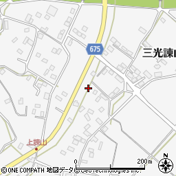 大分県中津市三光諌山1195周辺の地図