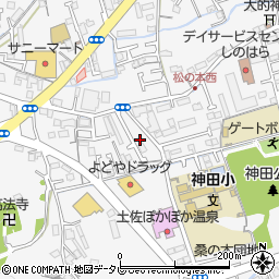 高知県高知市神田1053-15周辺の地図