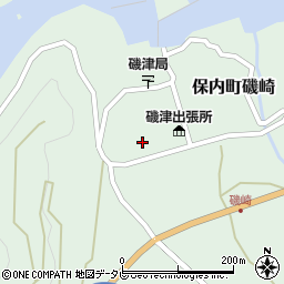 八幡浜市立磯崎小学校周辺の地図