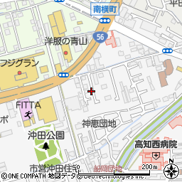 高知県高知市朝倉甲140周辺の地図