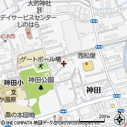 高知県高知市神田1155-44周辺の地図