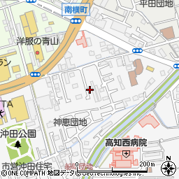 高知県高知市朝倉甲103-9周辺の地図