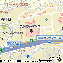 西日本シティ銀行九州がんセンター ＡＴＭ周辺の地図