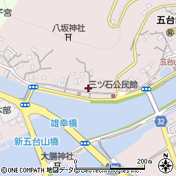 高知県高知市五台山3465-1周辺の地図