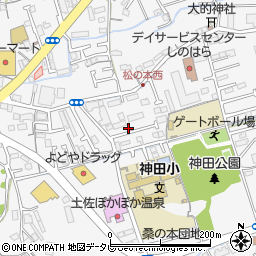 高知県高知市神田1059-8周辺の地図