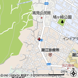 高知県高知市高見町17周辺の地図