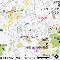 高知県高知市神田1053-14周辺の地図