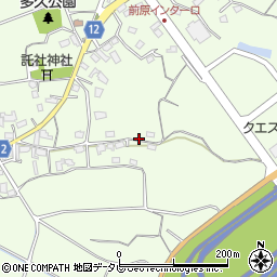 福岡県糸島市多久周辺の地図