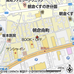 高知県高知市朝倉南町周辺の地図