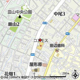 すき家福岡中尾店周辺の地図